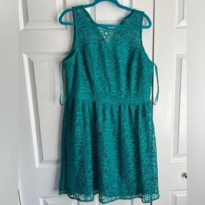 Teal dress